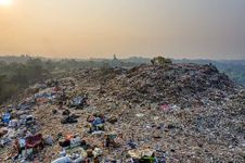 An e-waste trash pile in Guiyu, Guangdong, China